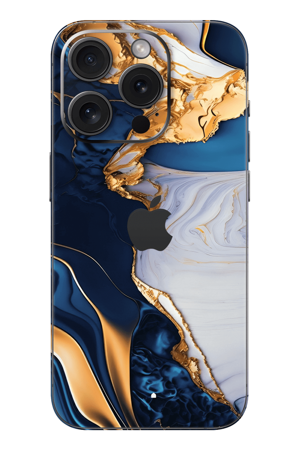 Skin iPhone - Синьо Злато