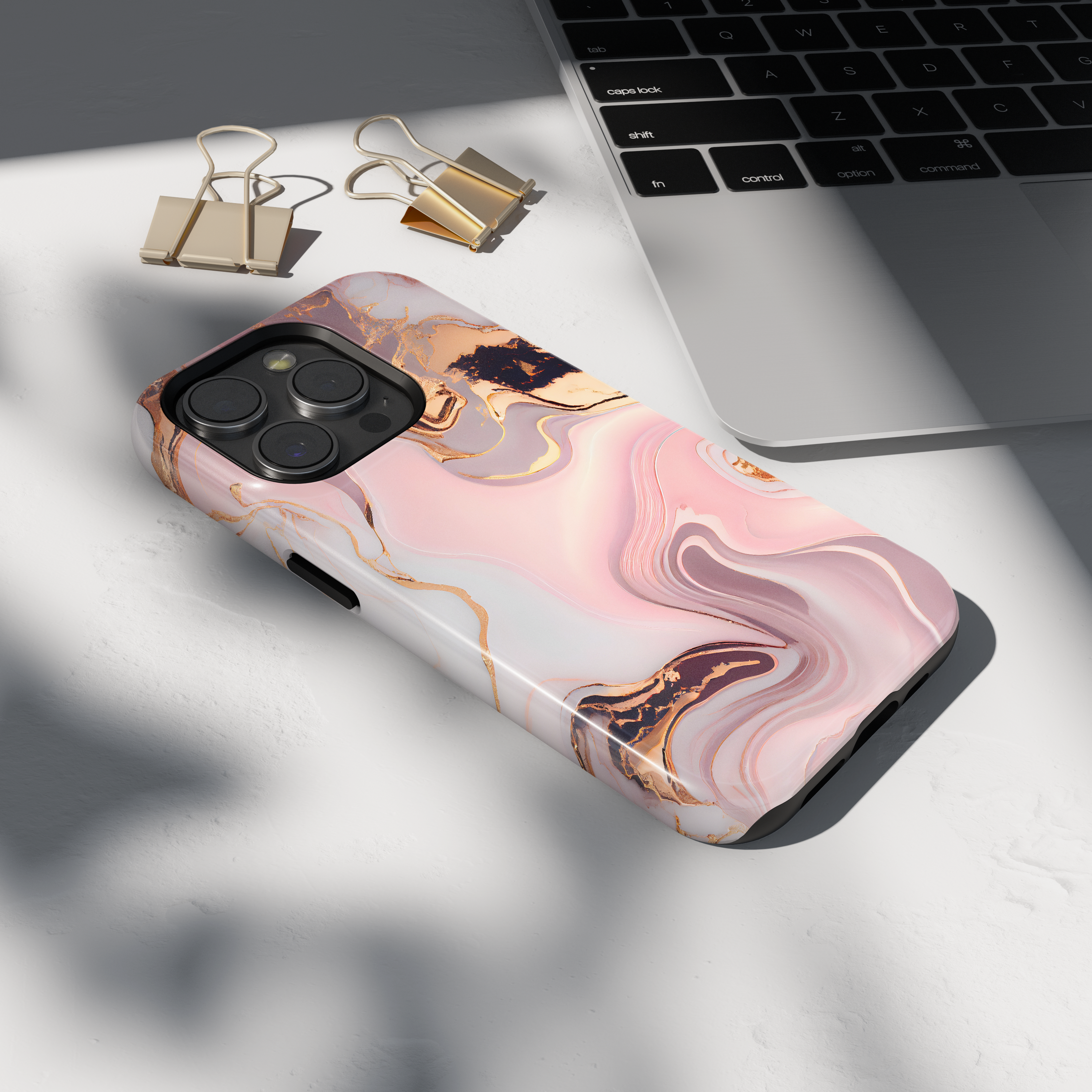 Case iPhone - РОЗОВ ЗЛАТО