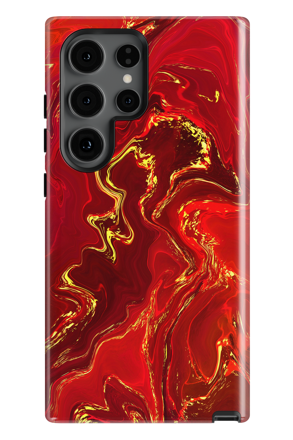 Case Samsung - ЧЕРВЕНО ЗЛАТО