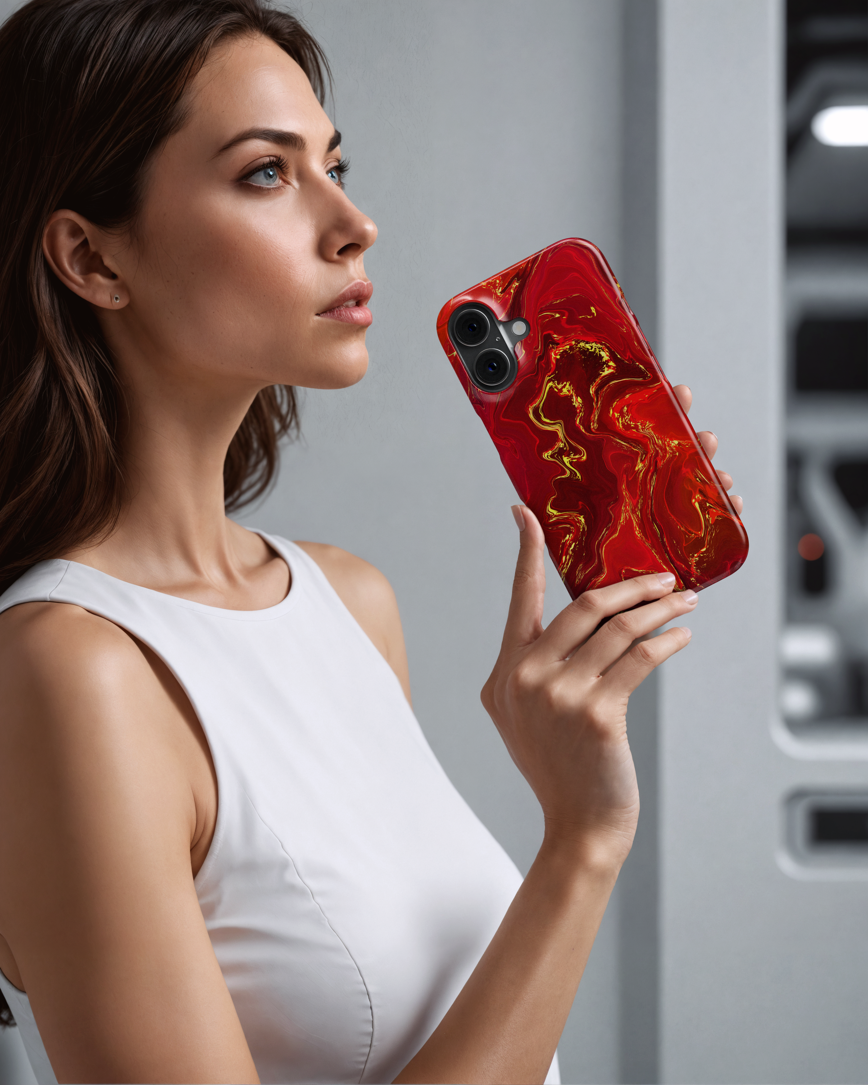 Case iPhone - ЧЕРВЕНО ЗЛАТО