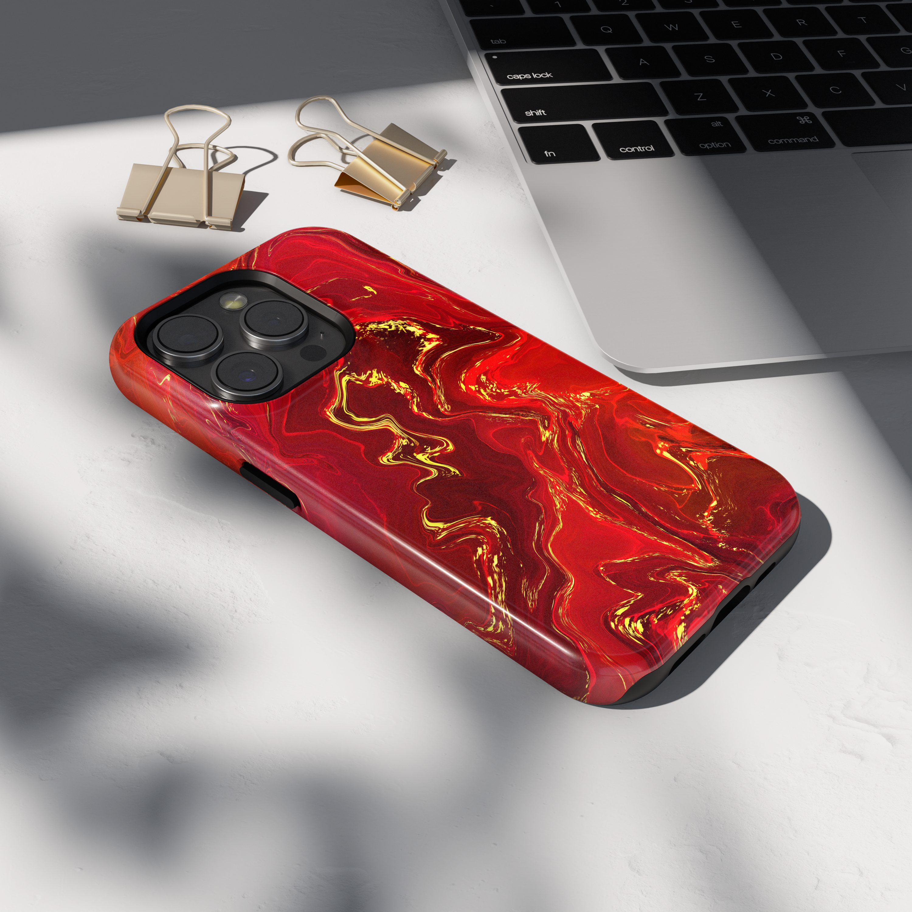 Case iPhone - ЧЕРВЕНО ЗЛАТО