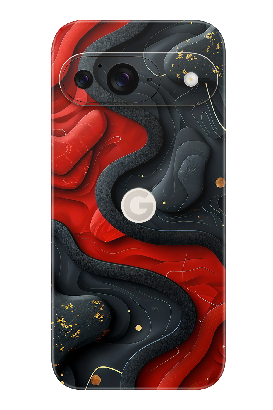 Skin Google Pixel - Червен Черен