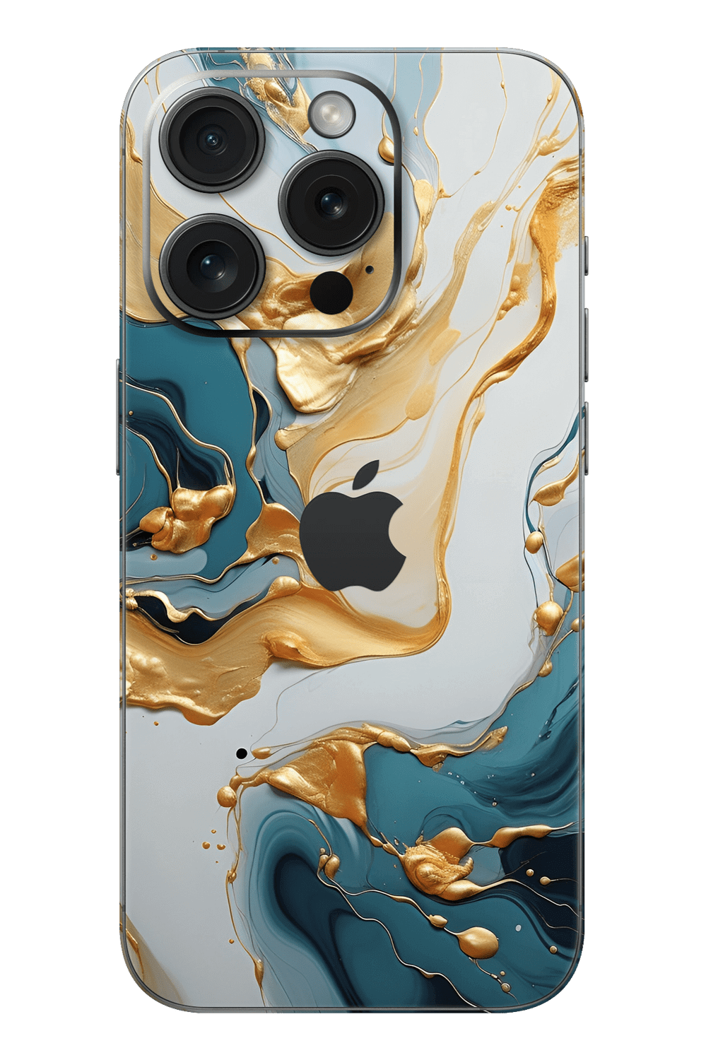 Skin iPhone - Тюркоазено злато