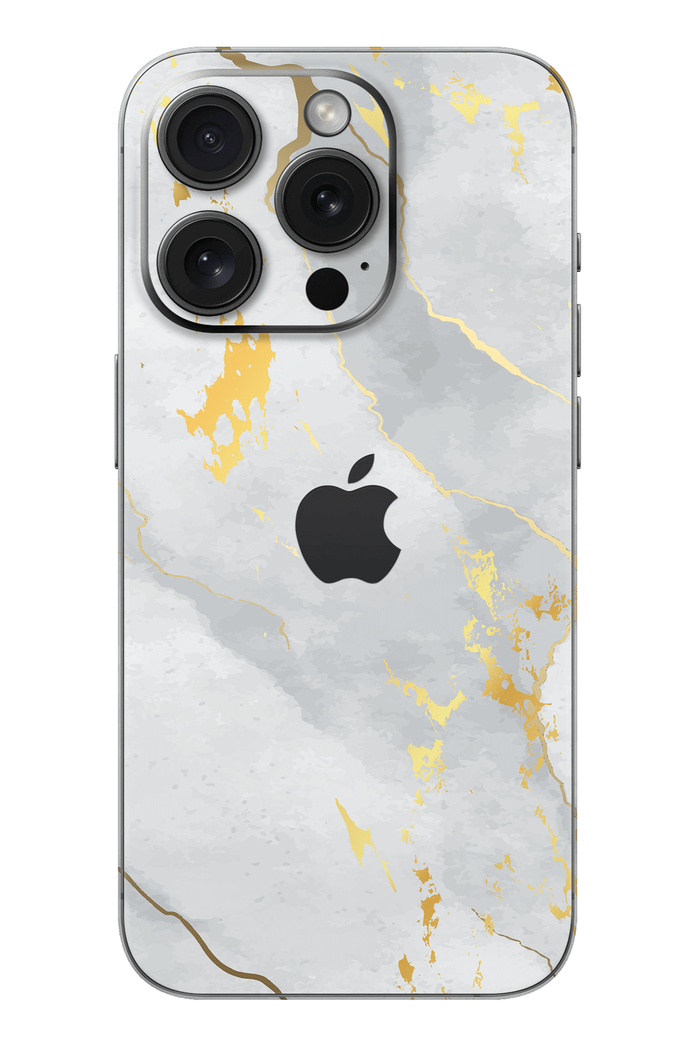 Skin iPhone - Бял златен мрамор