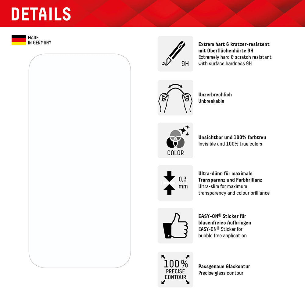 Folie ecran - Displex - Premium Smart FlexiGlass (iPhone и Samsung)