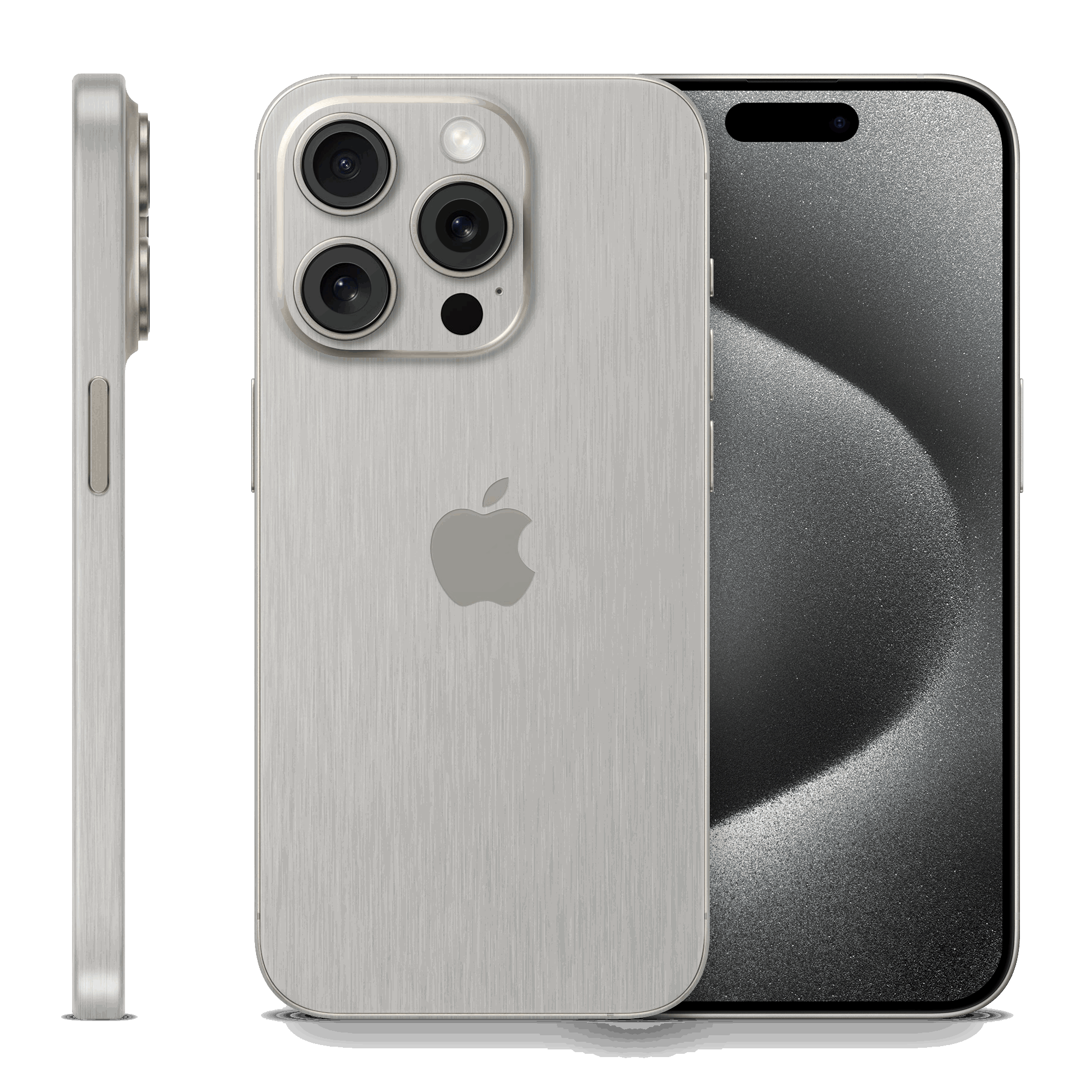 Skin iPhone - Natural Titanium 3D