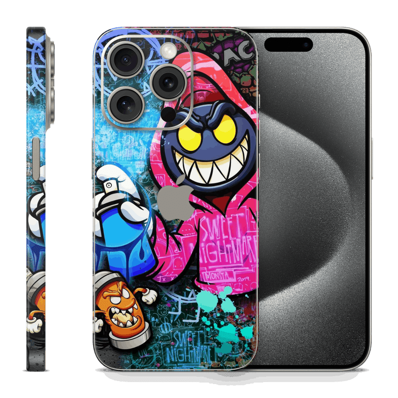 Skin iPhone - Graffiti (finisaj mat)