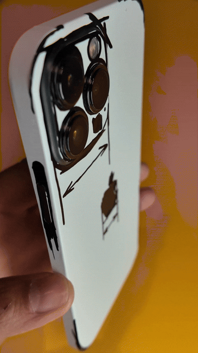 Skin iPhone - Нощно синьо