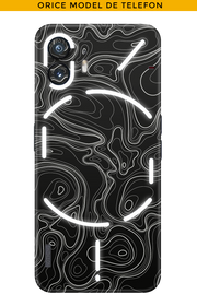 Skin ORICE TELEFON - Черен Дамаск
