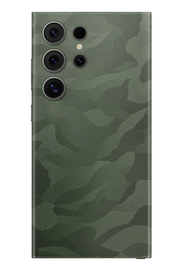 Skin Samsung - Зелена камуфлажна 3D