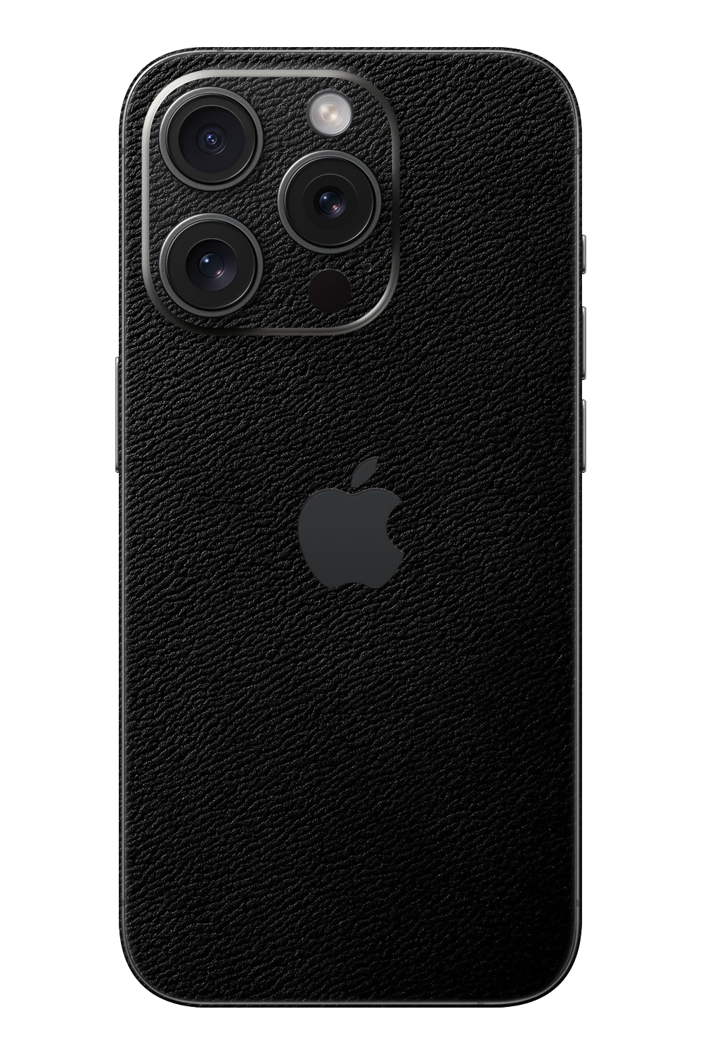 Skin iPhone - Аспект Черна Кожа (пълнозърнеста)
