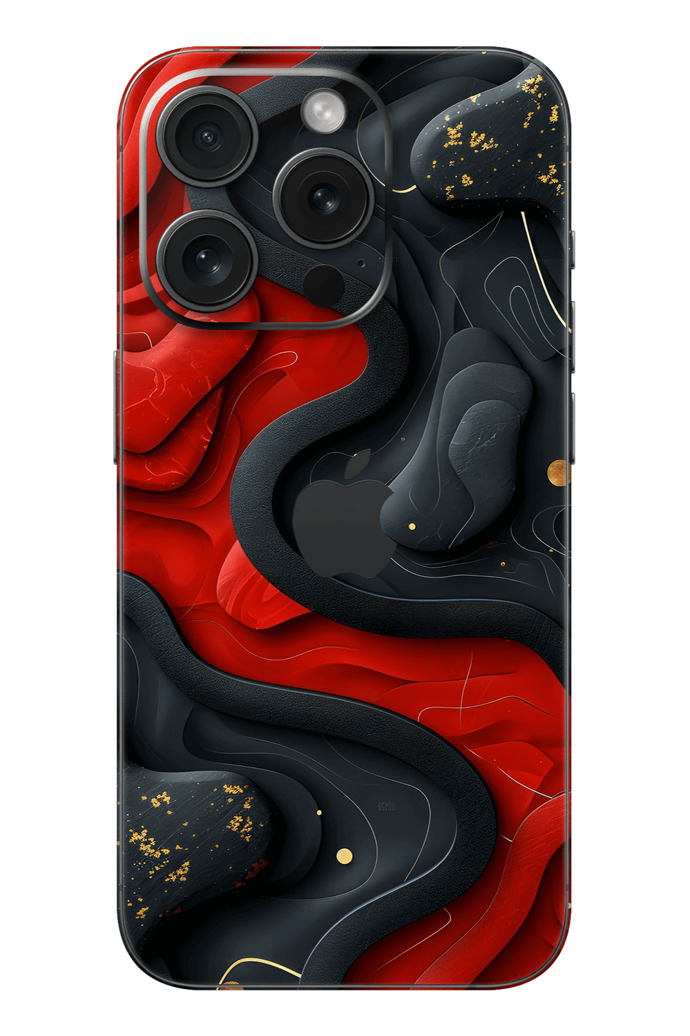 Skin iPhone - Червен Черен