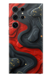Skin Samsung - Червен Черен