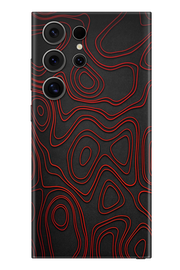 Skin Samsung - Червен Дамаск