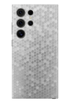 Скин Samsung - Silver Honeycomb 3D