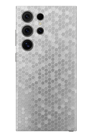 Skin Samsung - Сребърен пчелна пита 3D