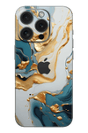 Кожа на iPhone - Turq Gold